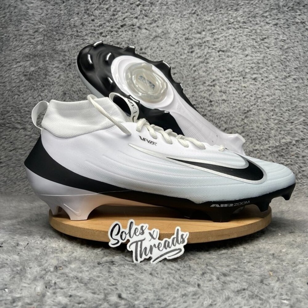 Nike Zoom Air Vapor Pro 1 Football Size 13.5 Men White Black IB2495-105